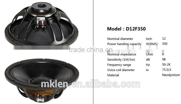 RF22TT+ 12" pro loudspeaker, dj speaker, spl speaker