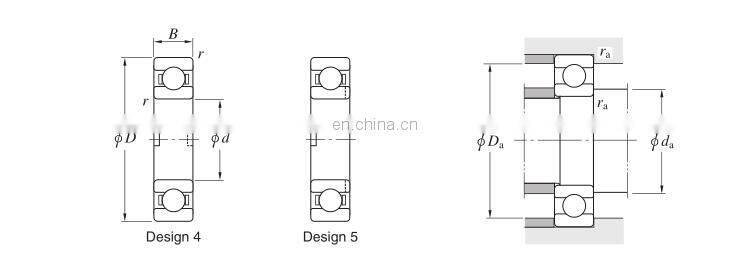 61956 Japanese deep groove ball bearing 6956