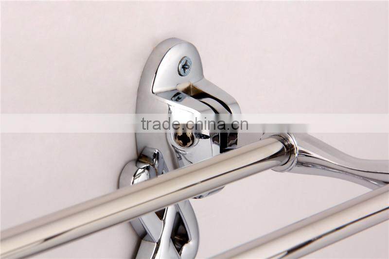 WESDA Stainless steel folding towel rack,folding bathroom rack 166B