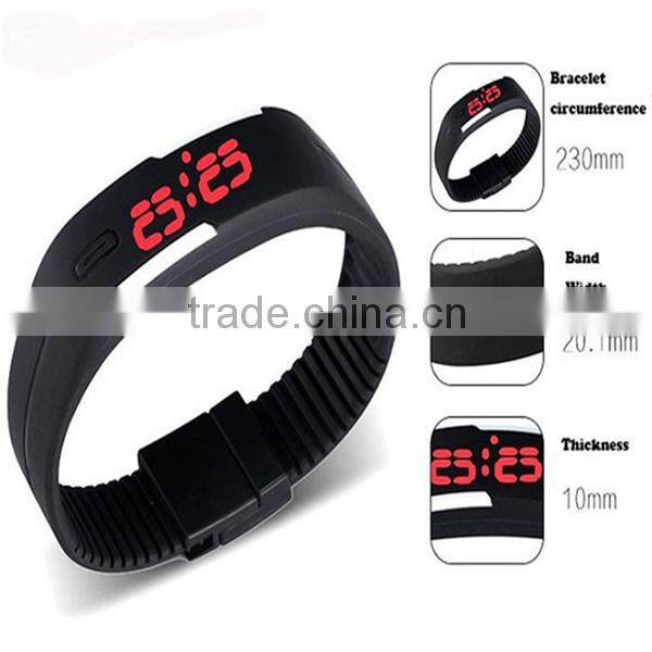 Cheap price silicone watch digital