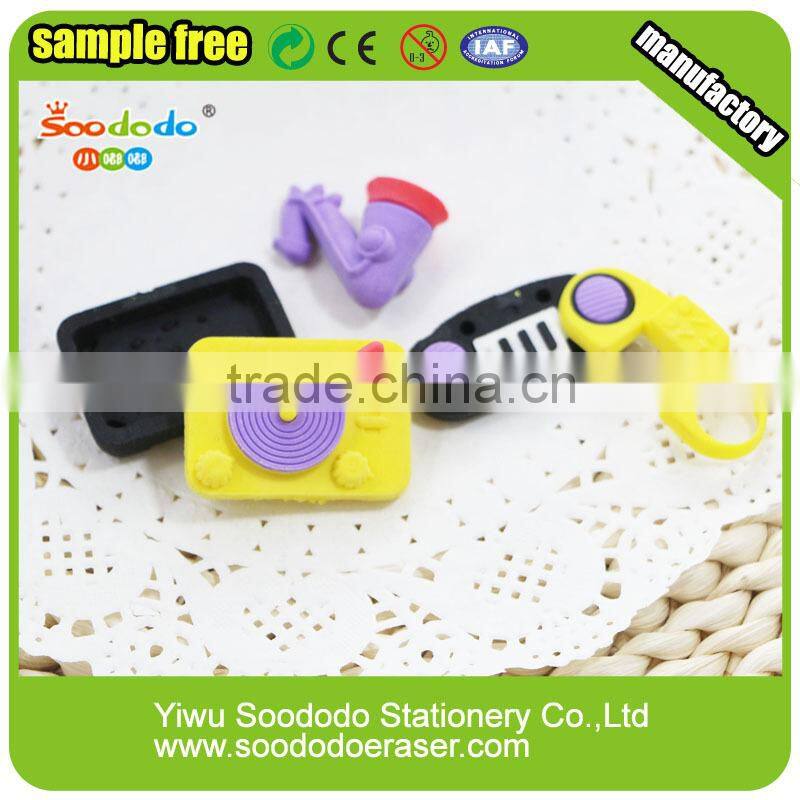 Musical Instruments Shaped Erasers for Kids