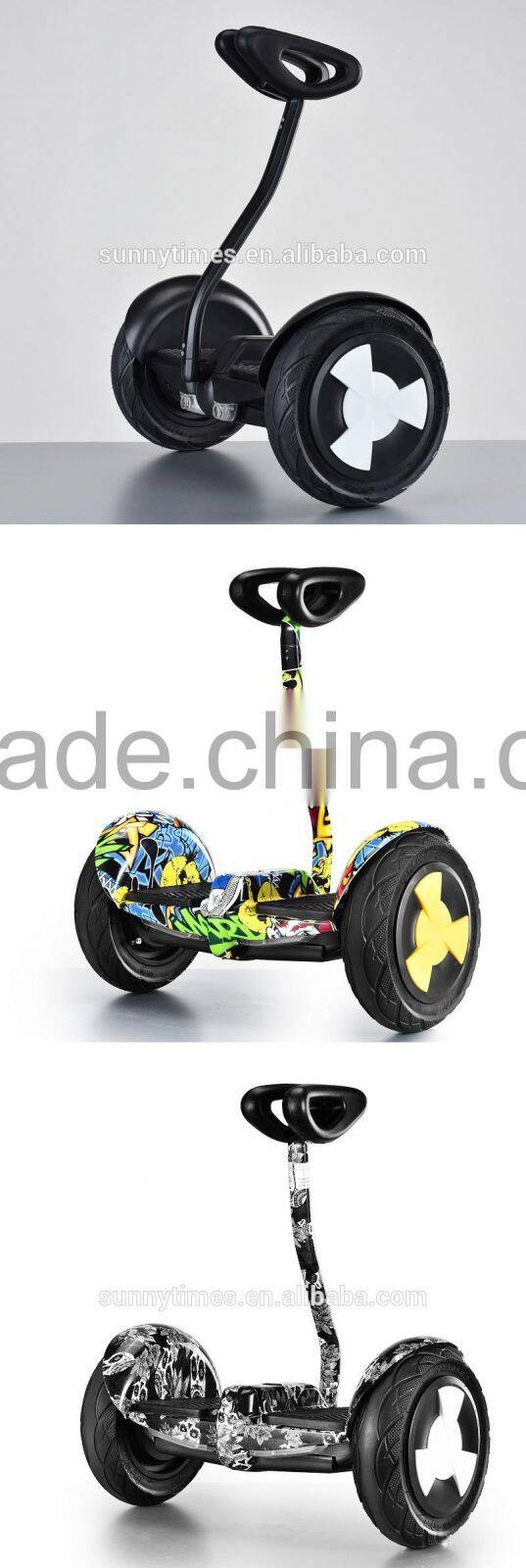 2016 Popular City Hoverboard 10 inch Mini Two Wheels Electric Self Balancing Scooter 54.8V Lithium Battery Long Mileage