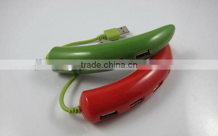 4 Port 2.0 USB HUB/ Cayenne pepper style
