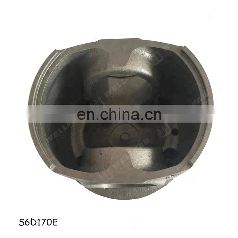 Diesel engine piston 6162-33-2120 6240-31-2111 for excavator S6D170