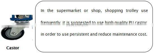 Serviceable small 4 wheels shopping cart (RHB-90C)