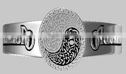 fashion fine jewelry high quality best sell big silver cross ring