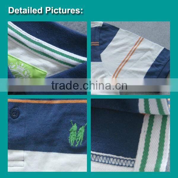 Factory direct selling made in china polo shirt with garment stock lot cotton fabric