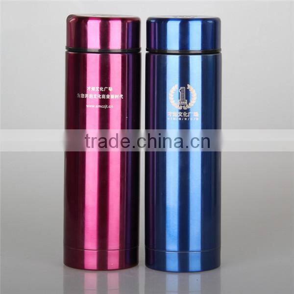 Double wall new brand laser logo stainless steel high grade vacuum flask