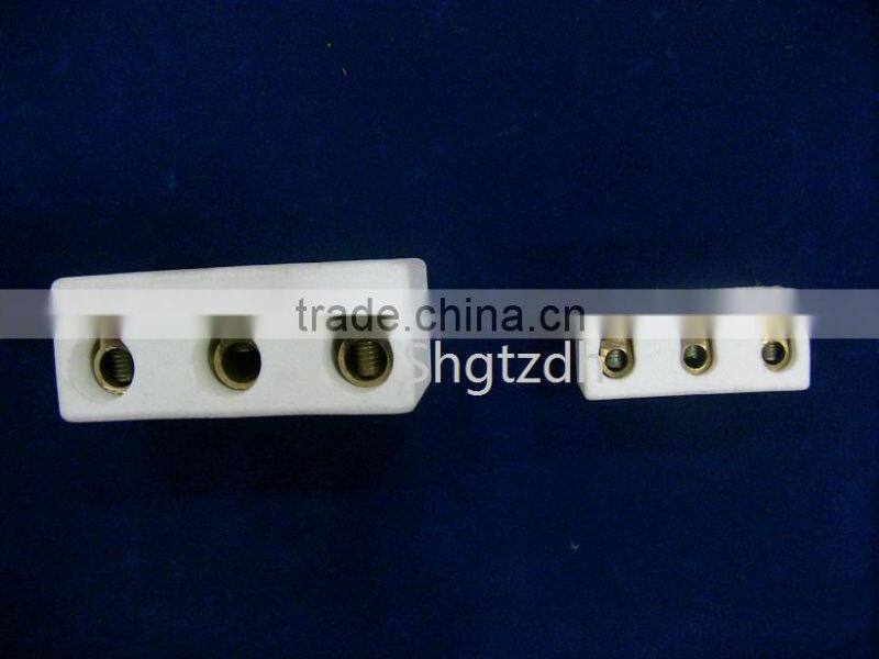Alumina ceramic distribution block
