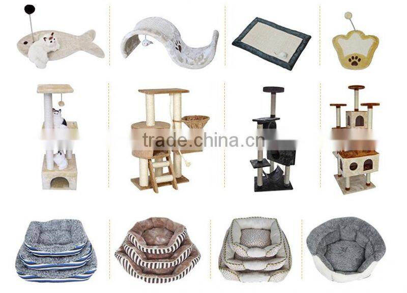 Cat scratching tree cat house