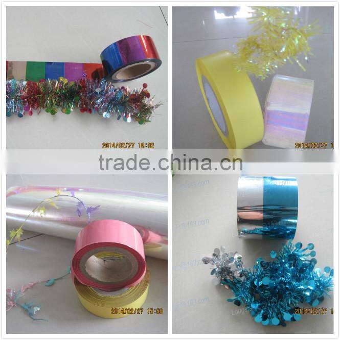 PVC Metallized Film For Chrismas Decoration