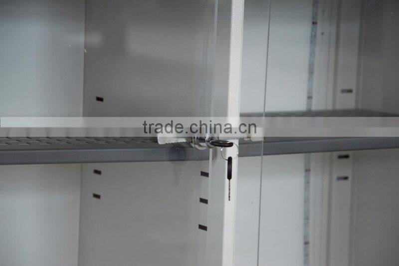 Arcylic sliding door vented filtration Small storage cabinet with leg support