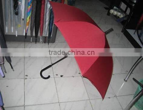 23" x 8 ribs curved handle umbrella