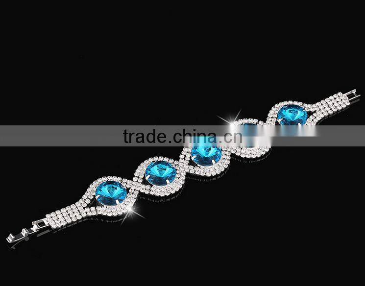 New Arrival Europe Silver Plated Bead Charm Bracelet Bride Jewelry 2016