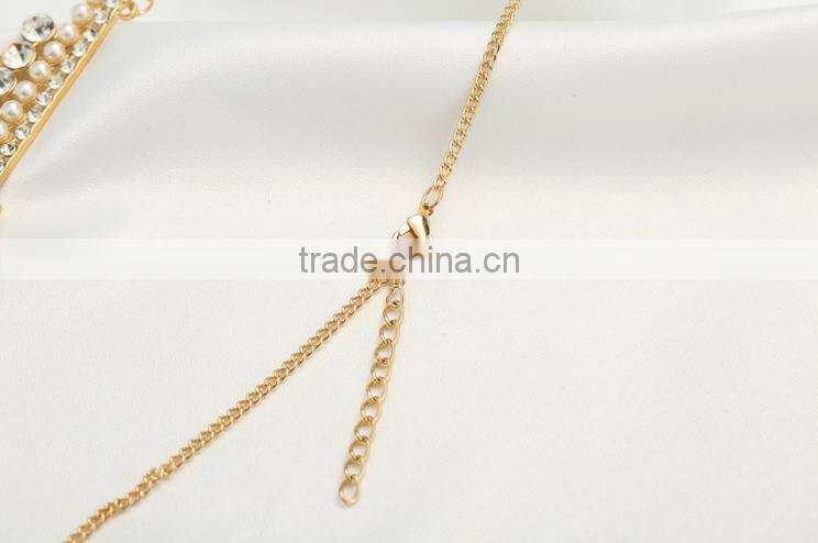 2016 Fashion Long Chain Necklace Designs Pearl Pendant Necklace