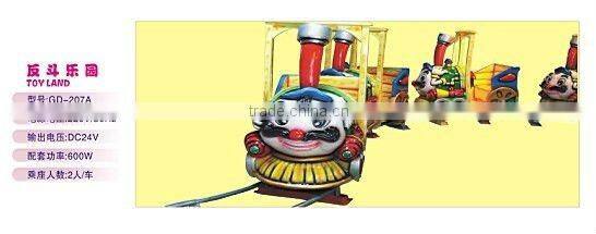 Amusement park kids electric train