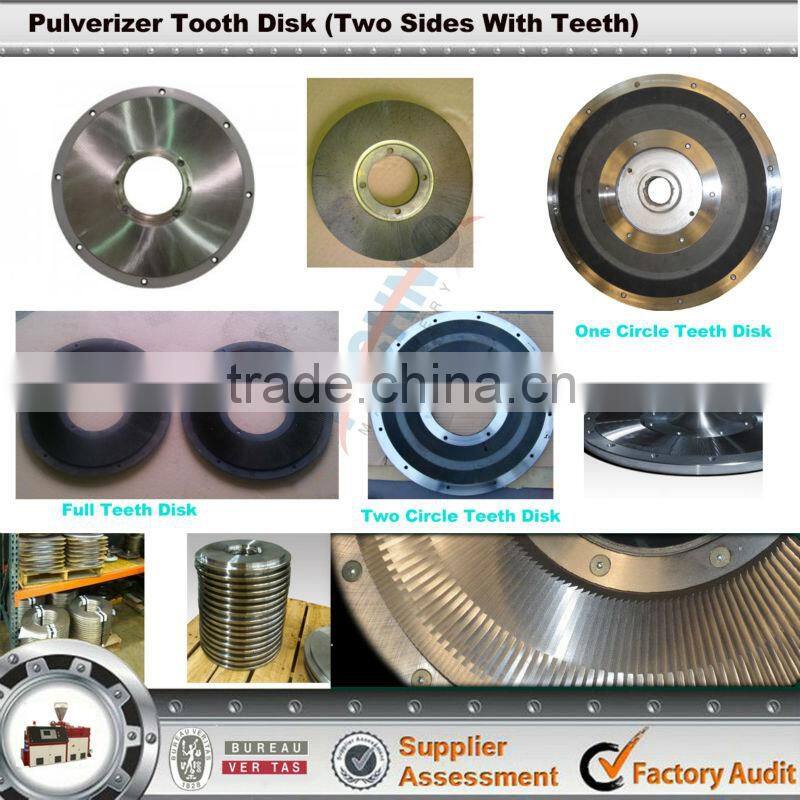 Three Disks PE Rotomolding Plastic Pulverizer