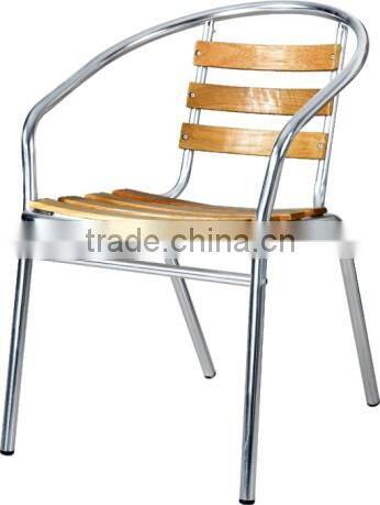outdoor wooden aluminum chairs
