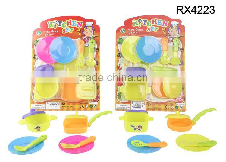 Kids cooking utensils toys kitchen play set