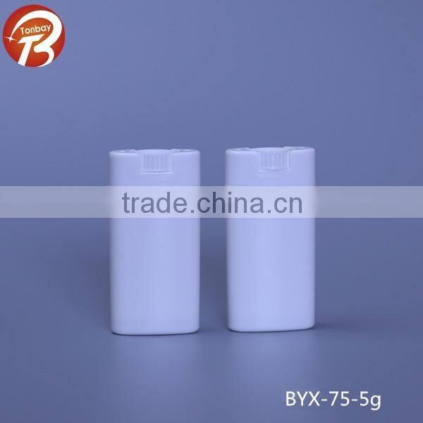 5g empty plastic lip gloss tube, lipstick tube