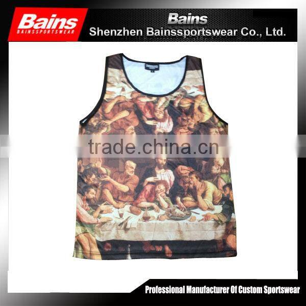 fashion wholesale bangkok tank top/fashion tank top/camouflage tank top