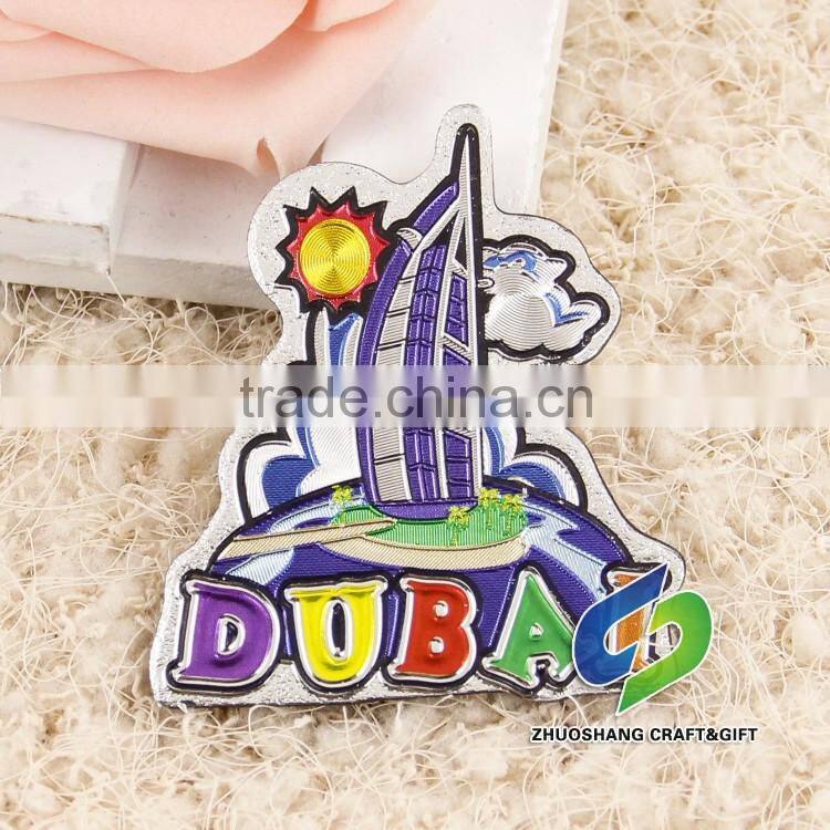 3D Aluminium Foil Fridge Magnet/Souvenir fridge magnet/Creative fridge magnet
