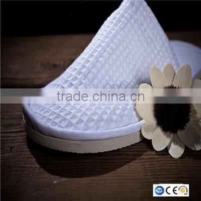 MS0020 Hot Sales 100% Cotton Velour Kids Slippers With Embroidery Design