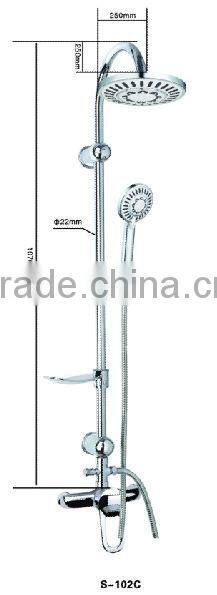 S/S Sliding bar/Hand Shower set
