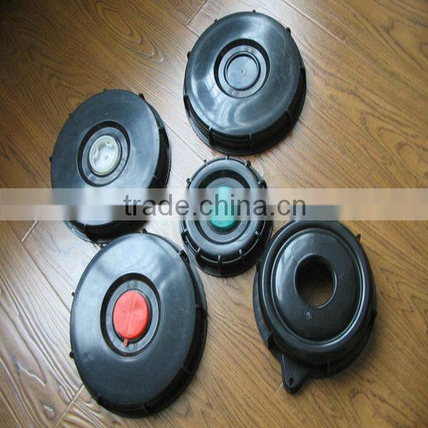 7'' white round chemical container lid