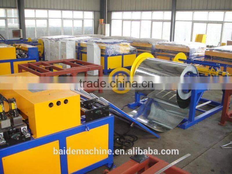 Duct manufacture auto line/square air duct production line /rectangular production line 3