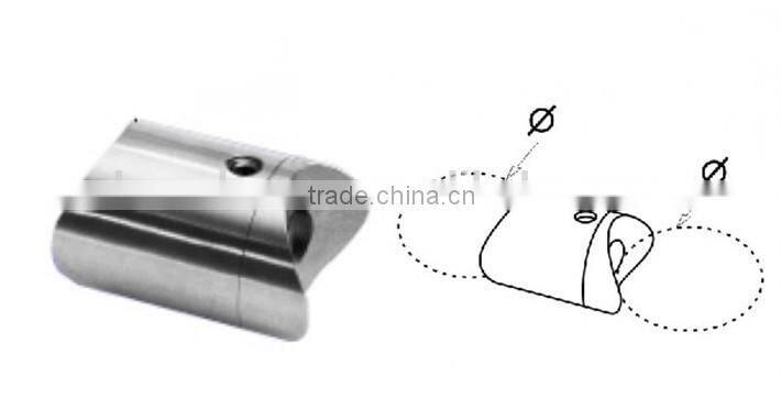 stainless steel pipe round crossbar connector