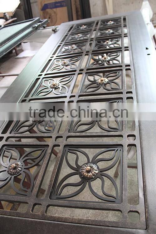 Wrought Iron garden gates door grill design exterior