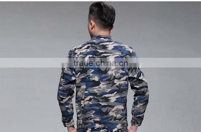 Military color workwear security guard uniform for sale