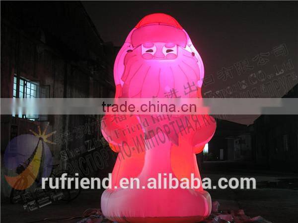 2015 best selling LED Christmas inflatable decorations inflatable Santa Claus