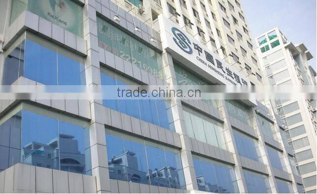 high technology reflective dark blue sliver PET building decoration film, privacy protective window film