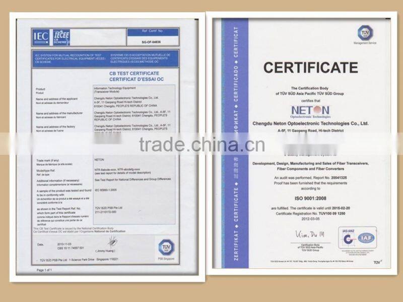 1*9 HD 3.0Gbps Transmitter Module 40KM