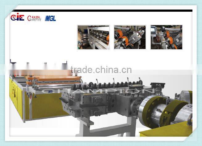China gold supplier excellent quality pvc corrugated production line