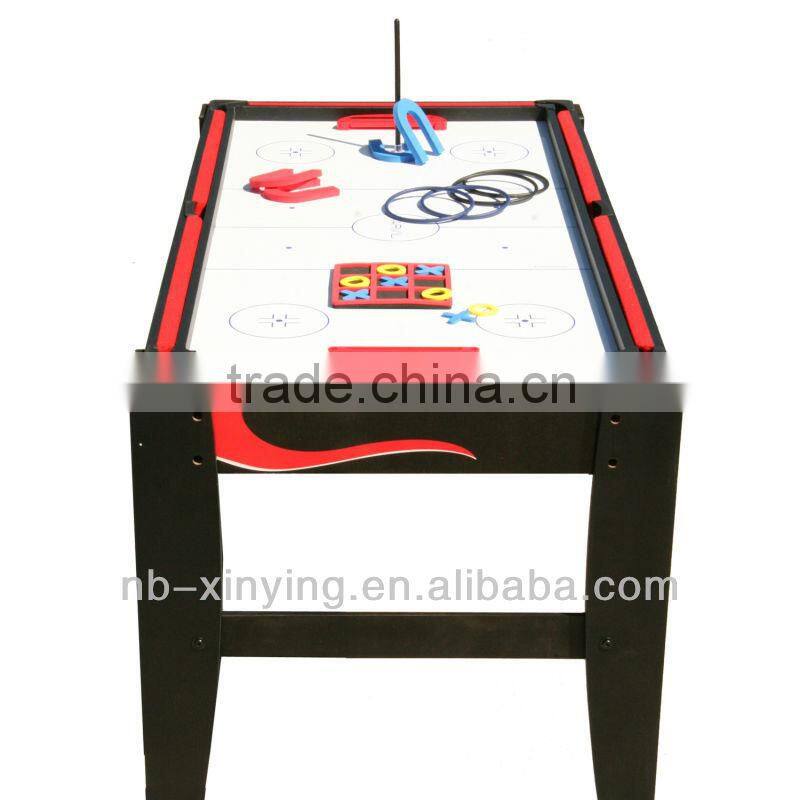 5 in 1 Multi-functional Table Game included soccer,pool table,table tennis,chess and backgammon