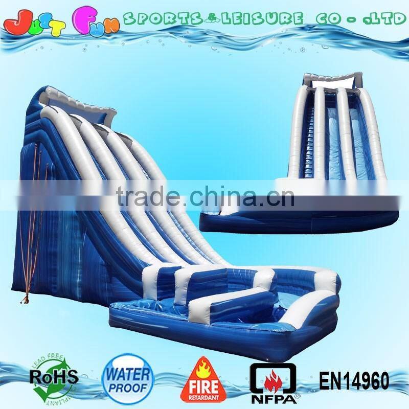 giant commercial grade 3 lanes inflatable slide for sale