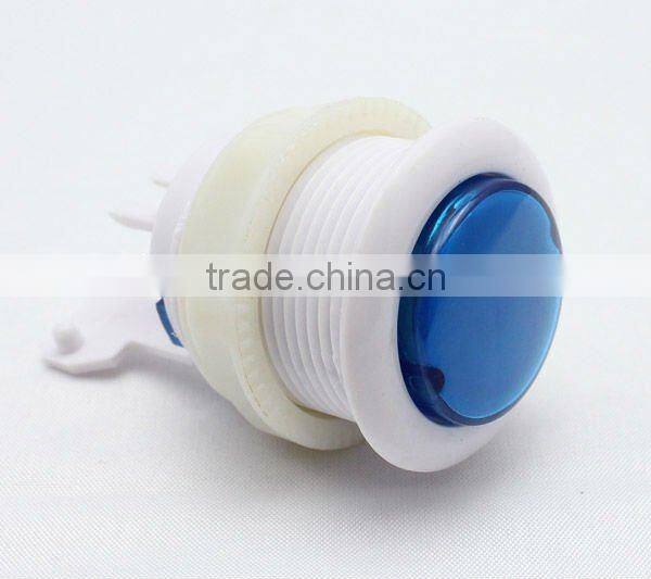 34mm yellow plastic arcade game machine push button switch electric pushbutton switch Momentary