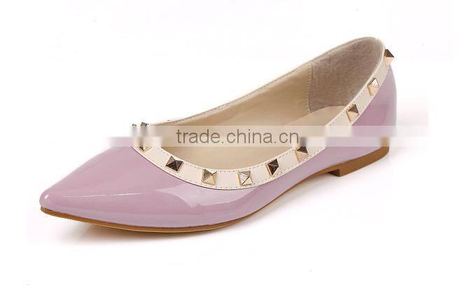 2016 fashion ladies flat shoes elegant office lady shoes