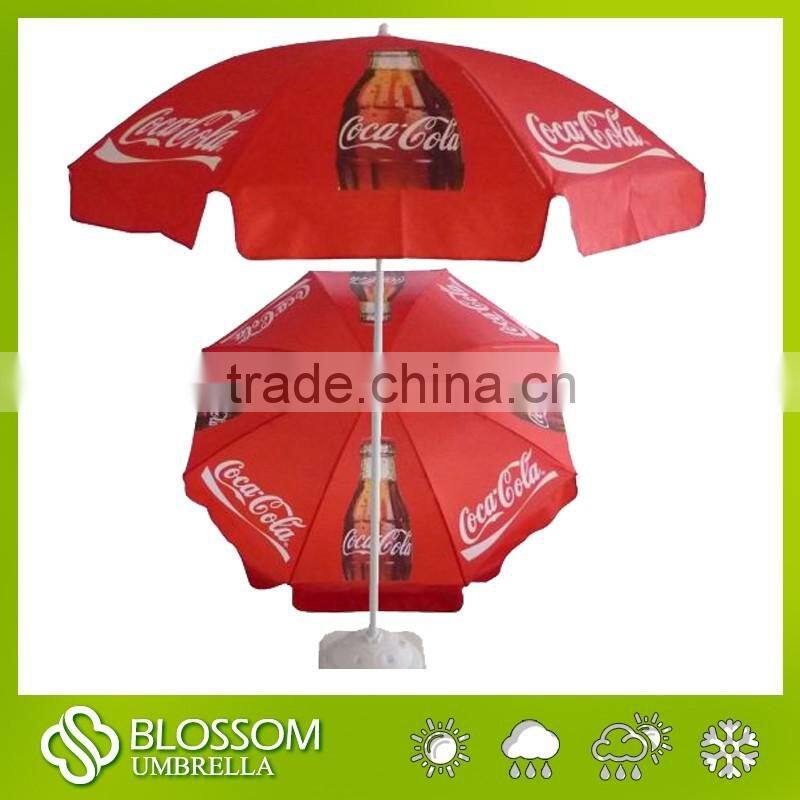 coca red cola outdoor beach umbrella ,beach umbrella factory