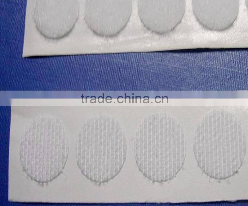 Self Adhesive HOOK AND LOOP SELF ADHESIVE Backed COINS DOTS CIRCLES 15MM *40pcs