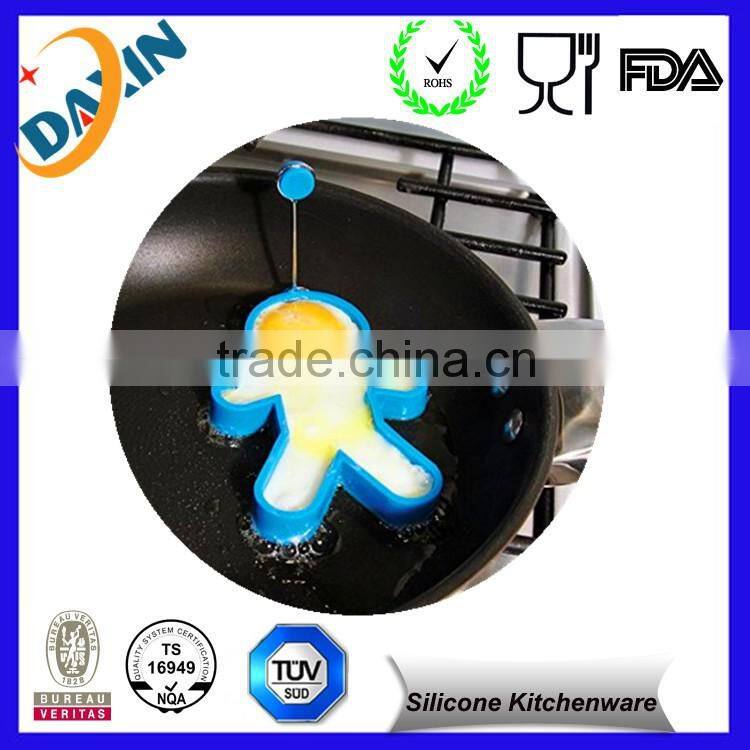 2016 Cheap silicone egg rings / silicone rabbit pancake egg rings