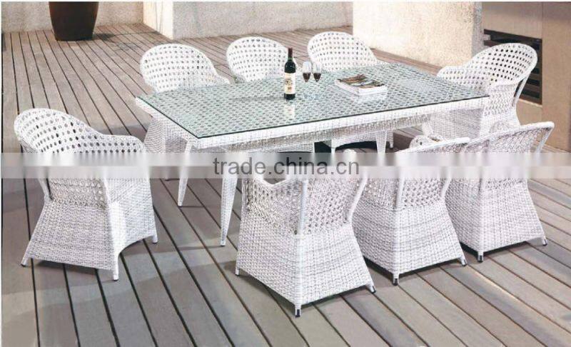 Europe type style high quality cafe imitation rattan furniture design