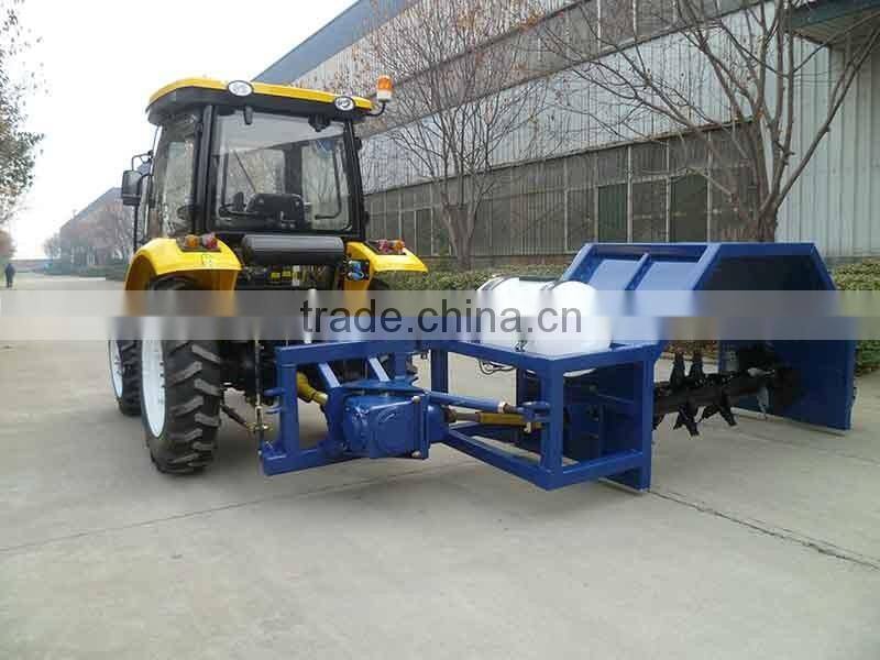 compost turner machine powered by farm tractor