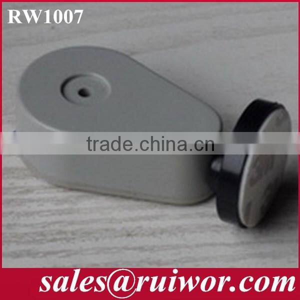 Drop-shaped security-pulling anti theft cord with round removeable tuit cable end