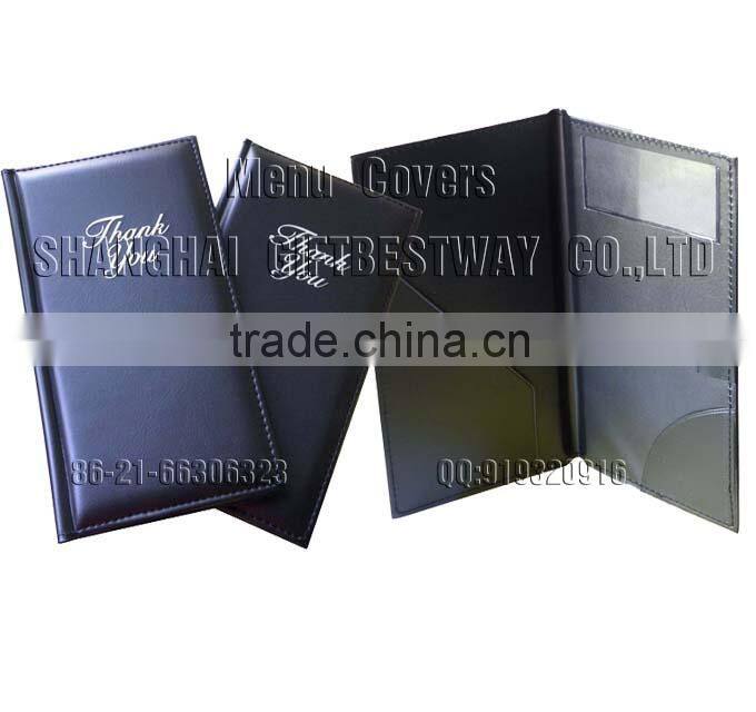 Black high quality restaurant check holder