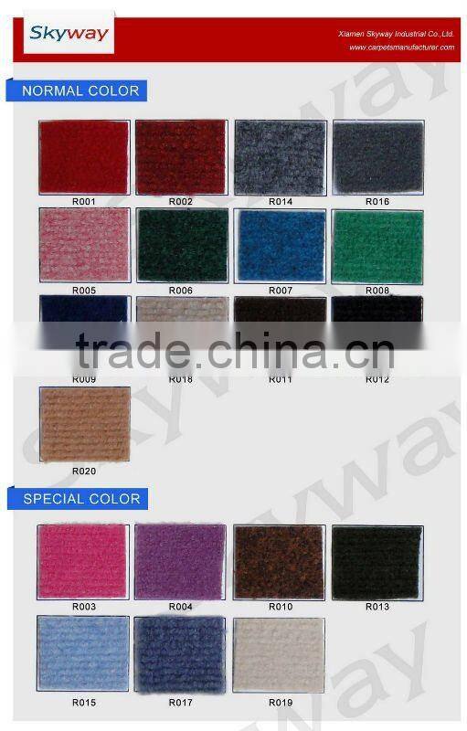 anthracite colour carpet for trade-shows