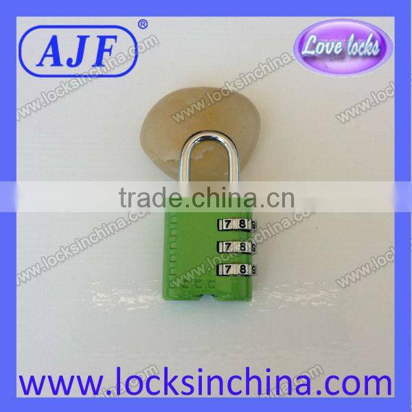 promotional TSA shape number lock for luggage bag